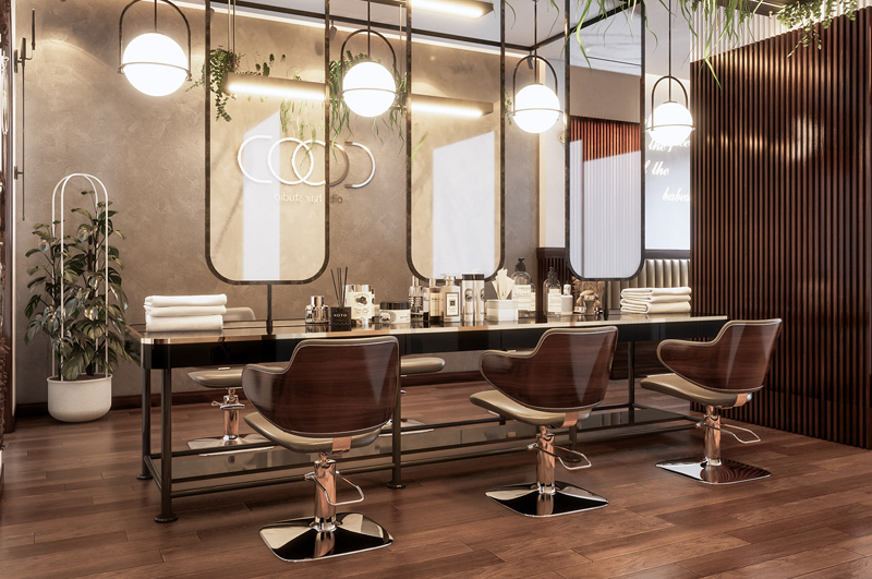 美发店面又长又窄，要怎么装修设计？