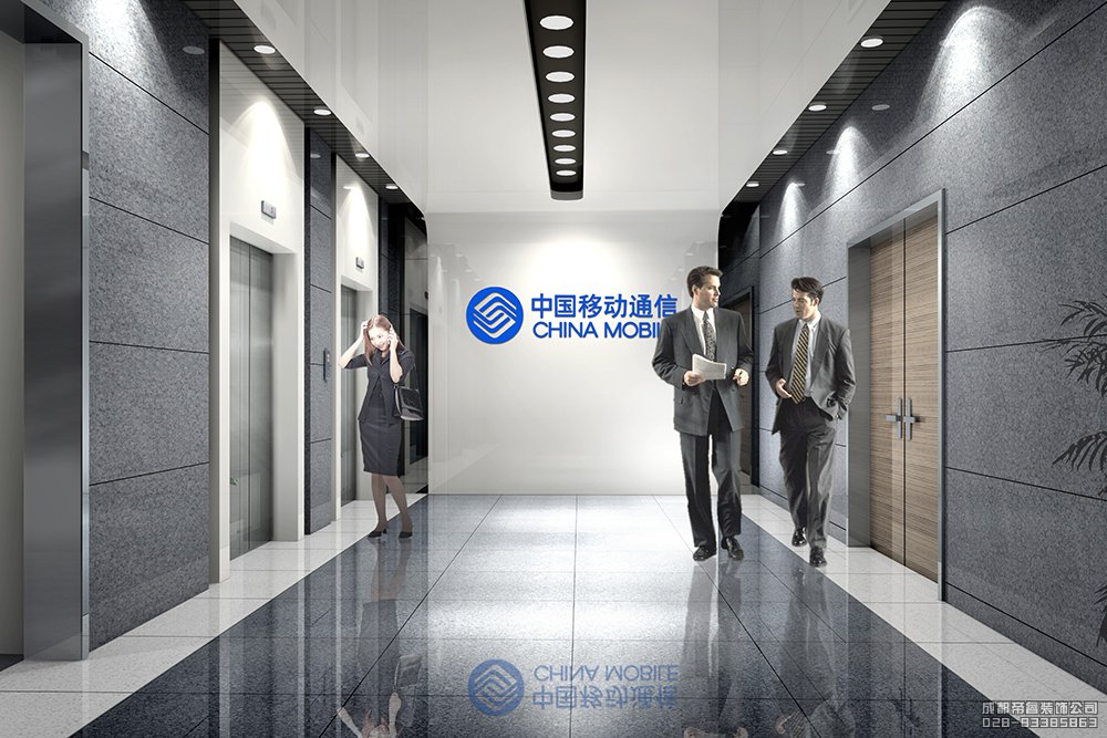 办公楼电梯口设计效果图