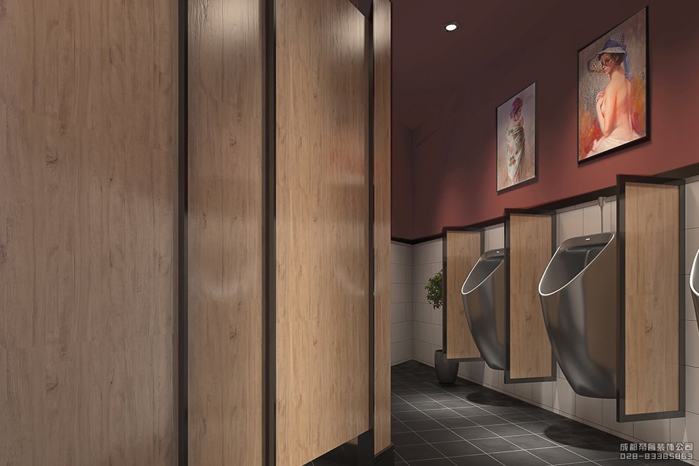 饮品店卫生间装修设计效果图