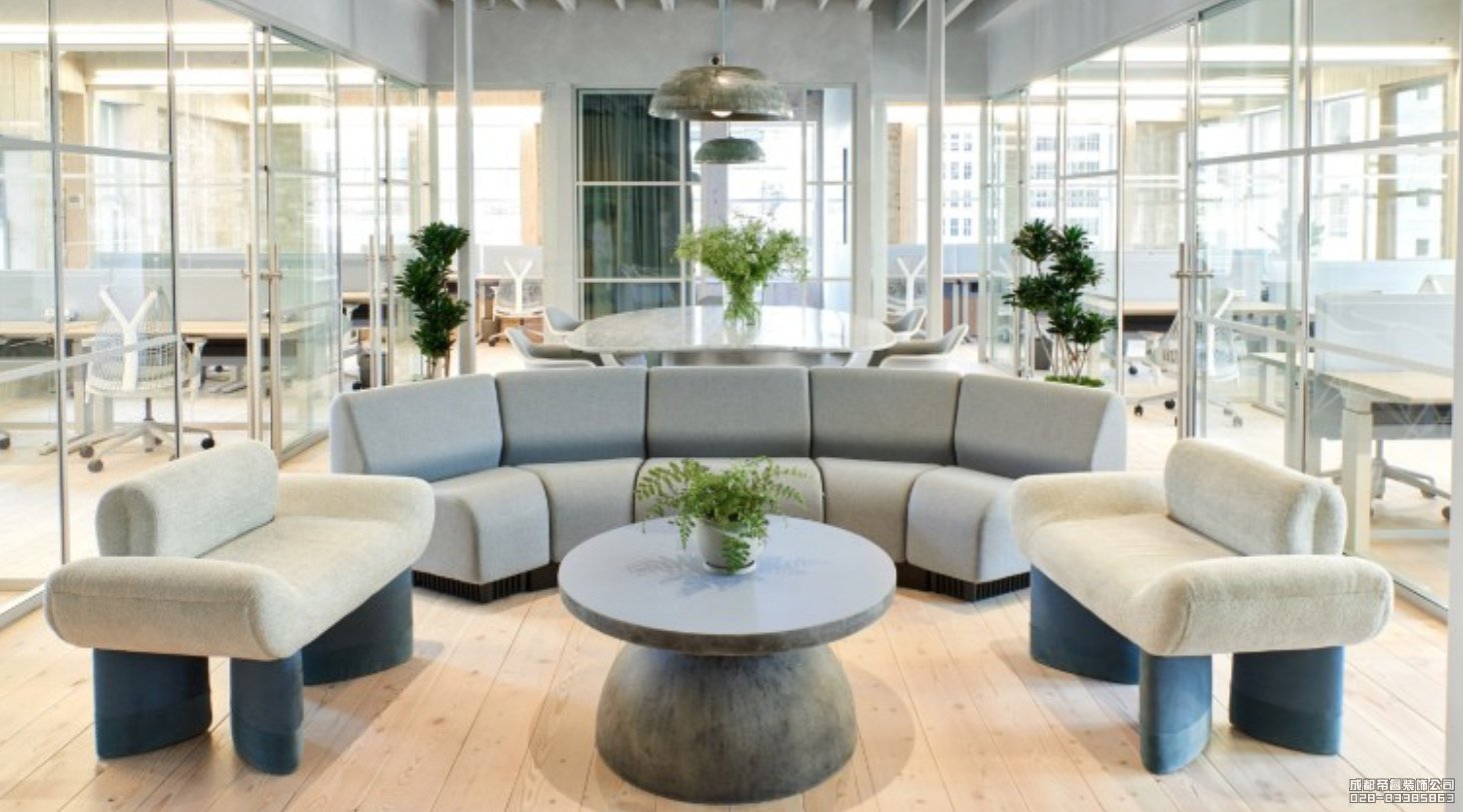 共享办公室休息室装修效果图