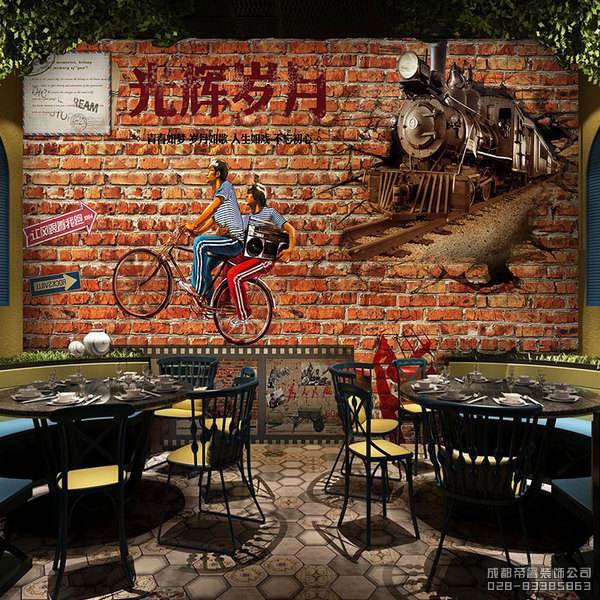 忆青春主题餐厅如何装修设计？