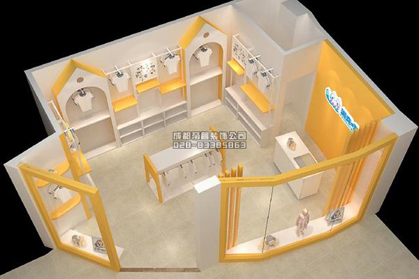 成都40平童装店如何装修设计？