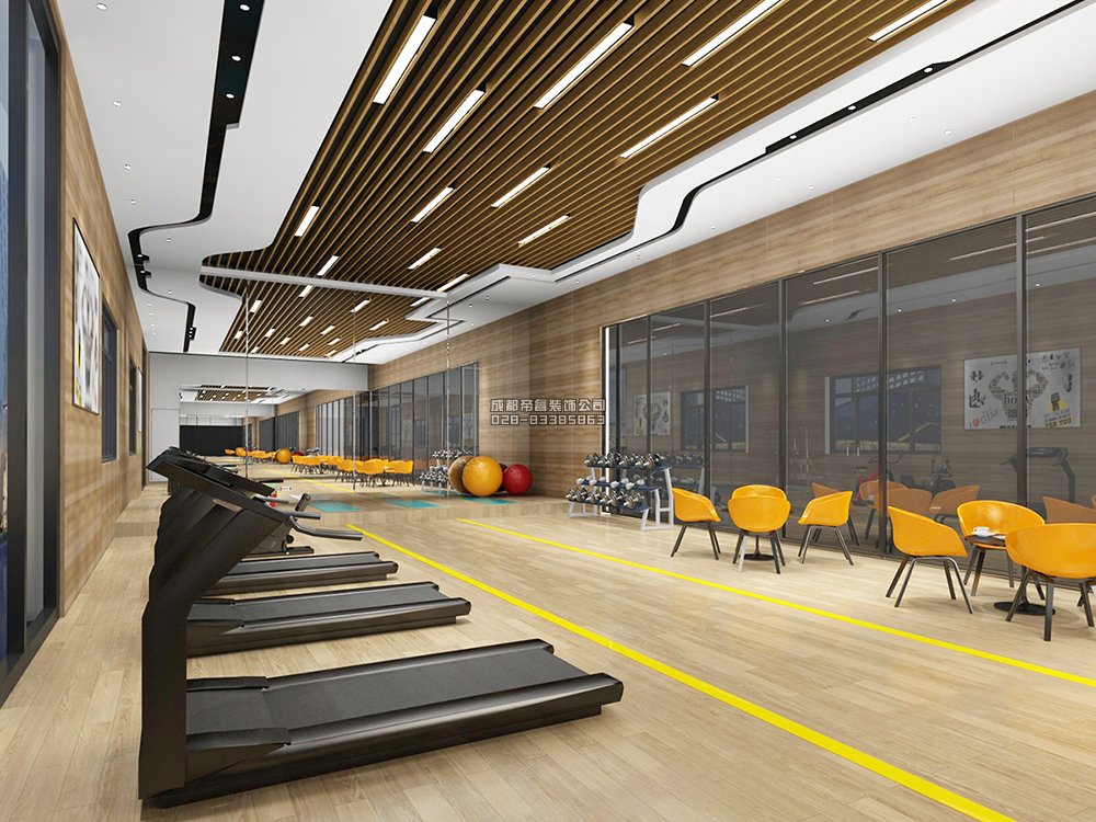 小型健身房装修风格设计说明