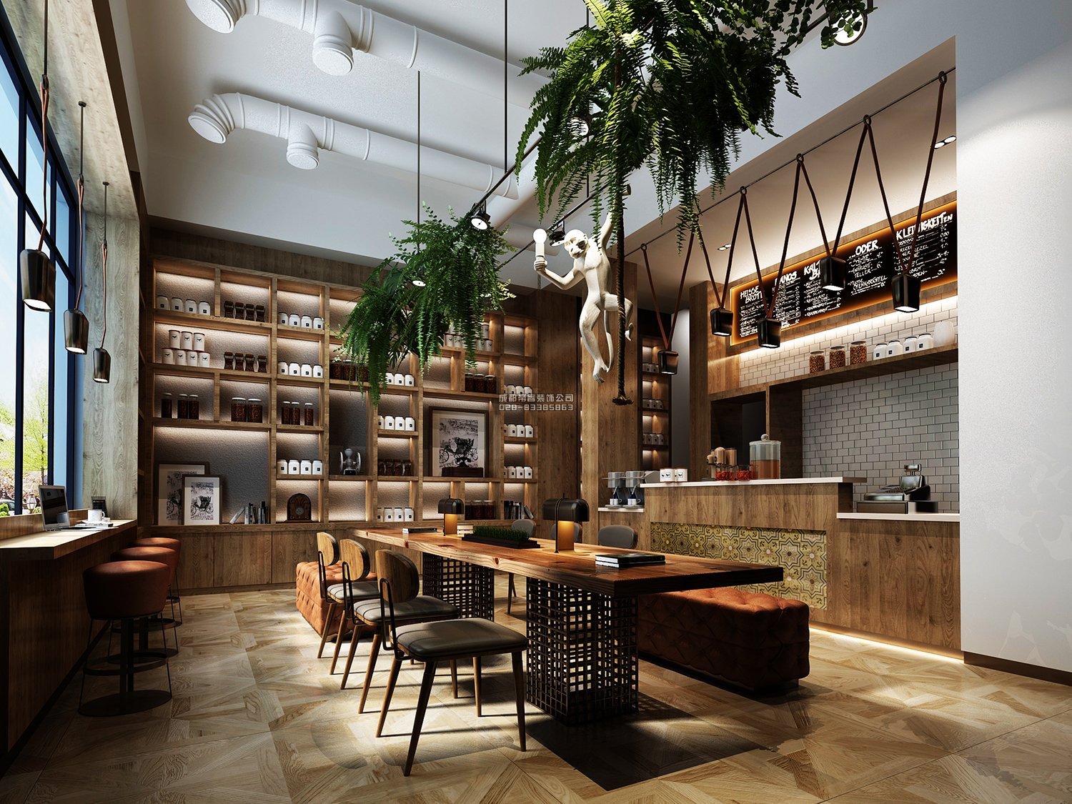 小型咖啡厅装修效果图