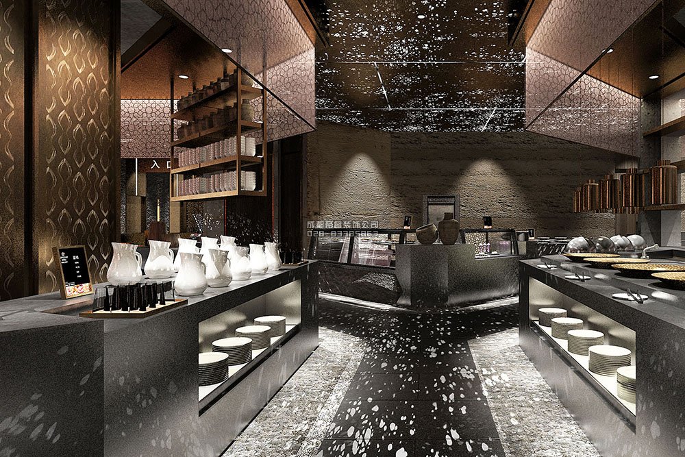 1000平创意火锅店装修概念设计