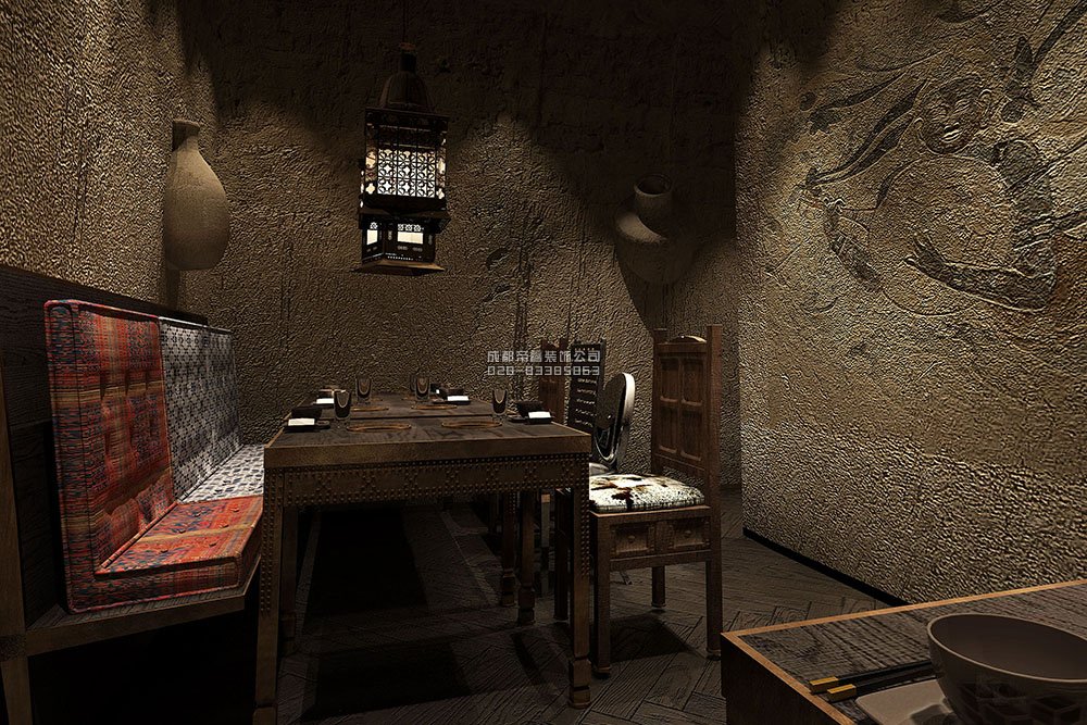 1000平创意火锅店装修概念设计