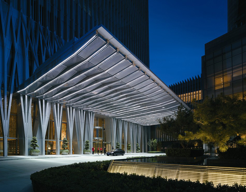 五星级酒店门头设计装修效果图