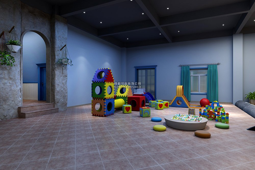 成都菲德尔少儿英语教育机构装修效果图