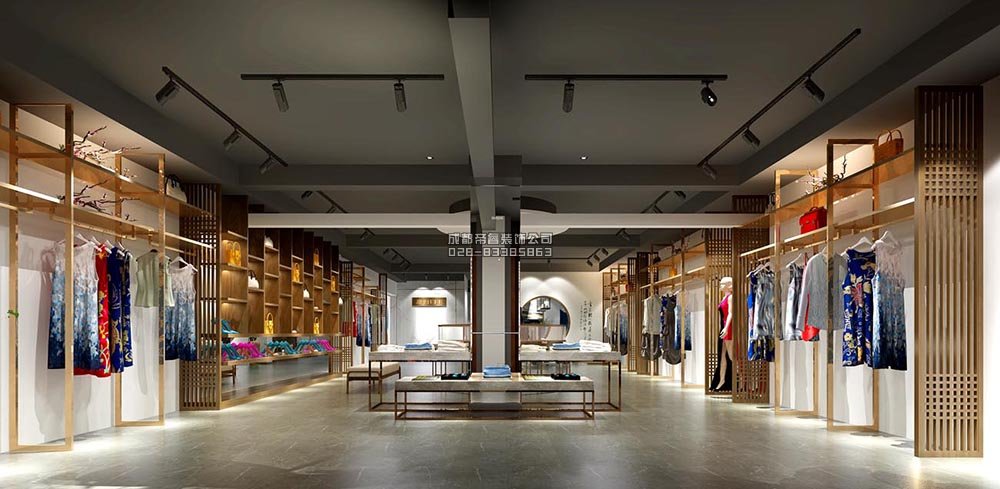 品牌服装旗舰店装修效果图