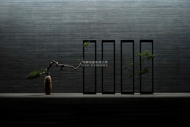 养生茶会所装修陈设摆放图