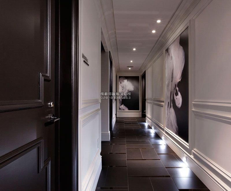 新古典风格酒店走廊装修效果图