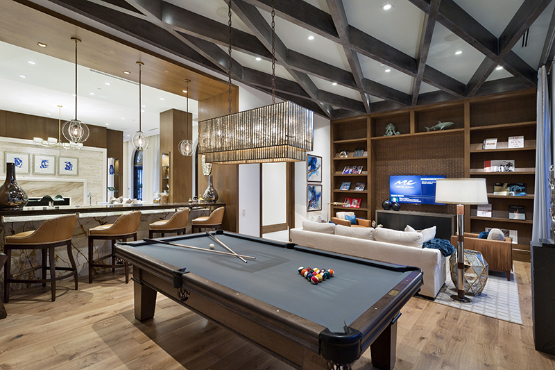 住宅台球室装修设计效果图