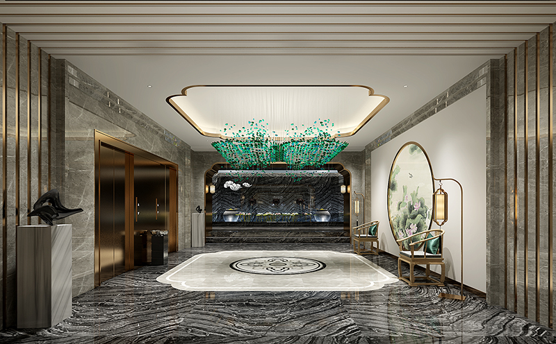 餐饮店前厅装修效果图