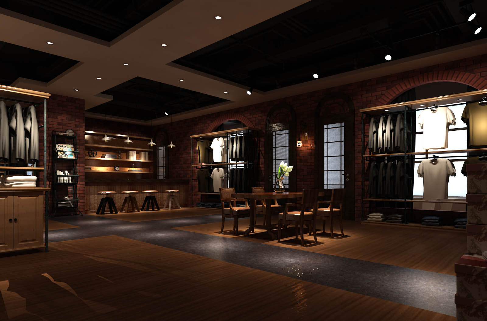 运动品牌专卖店装修|运动服装店装修图片