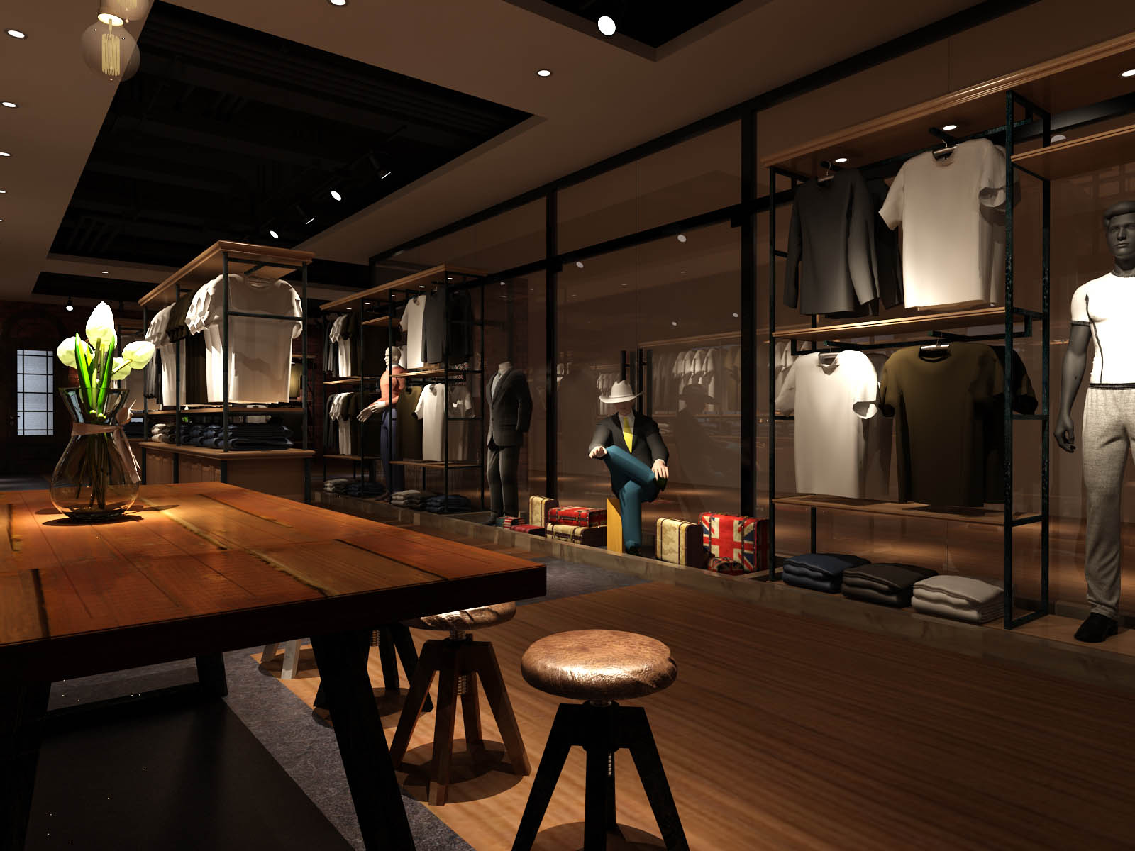 运动品牌专卖店装修|运动服装店装修图片