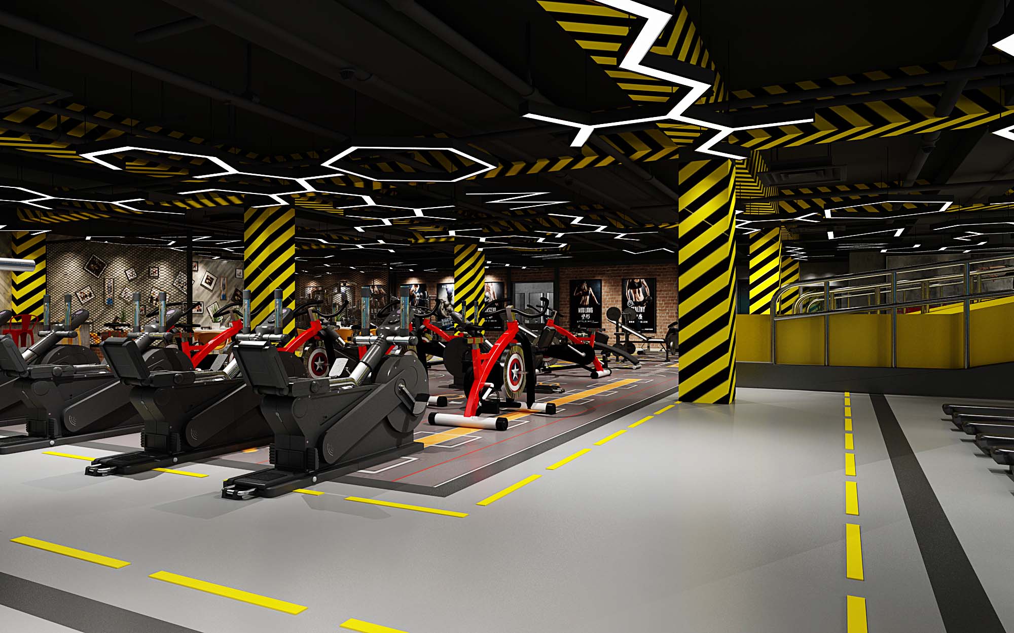 健身房装修设计理念说明