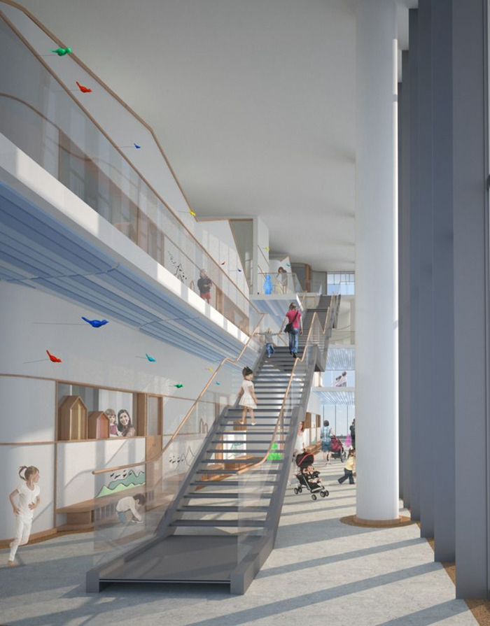 早教中心装修-楼梯设计效果图