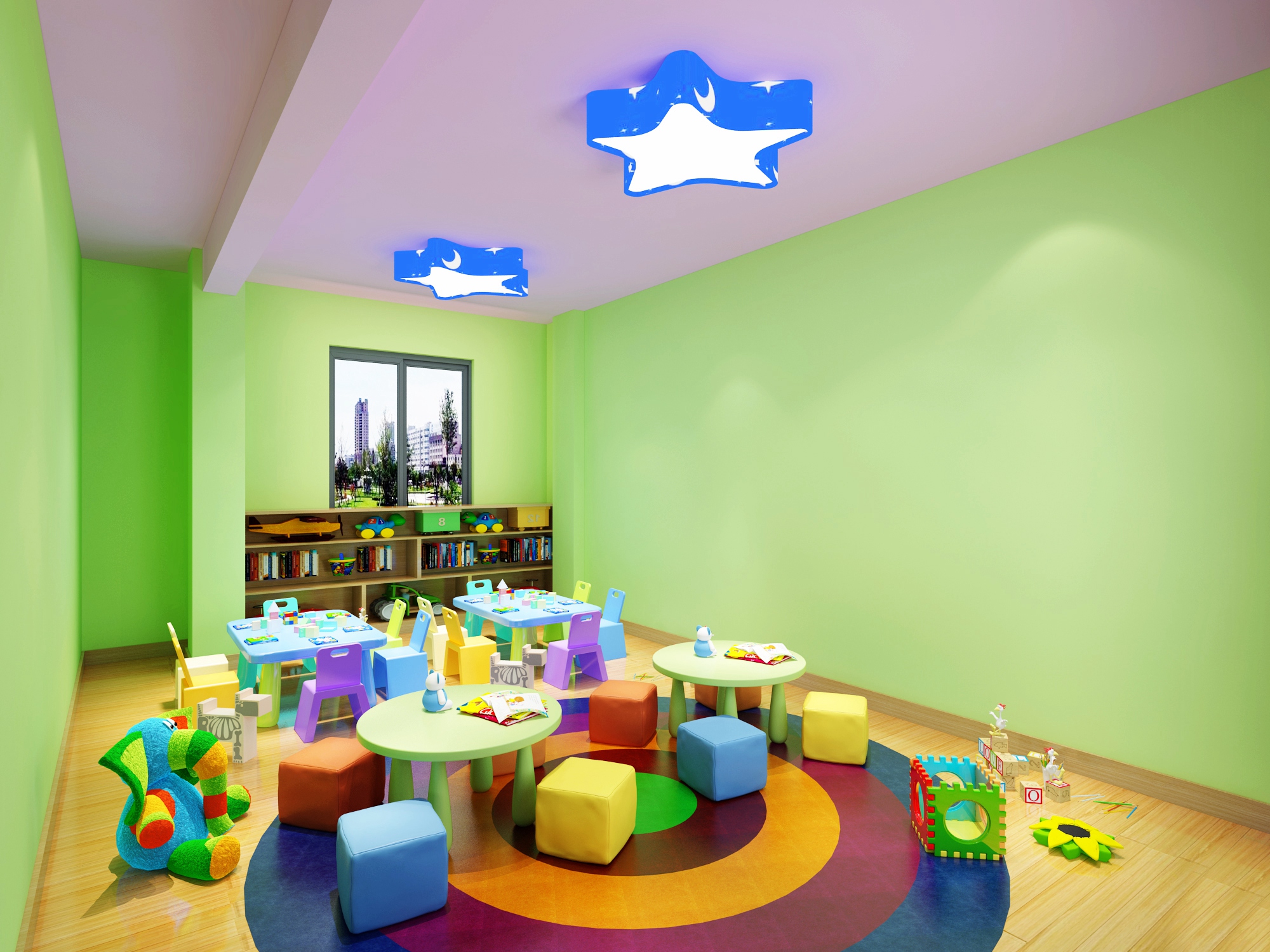 成都幼儿园装修设计效果图