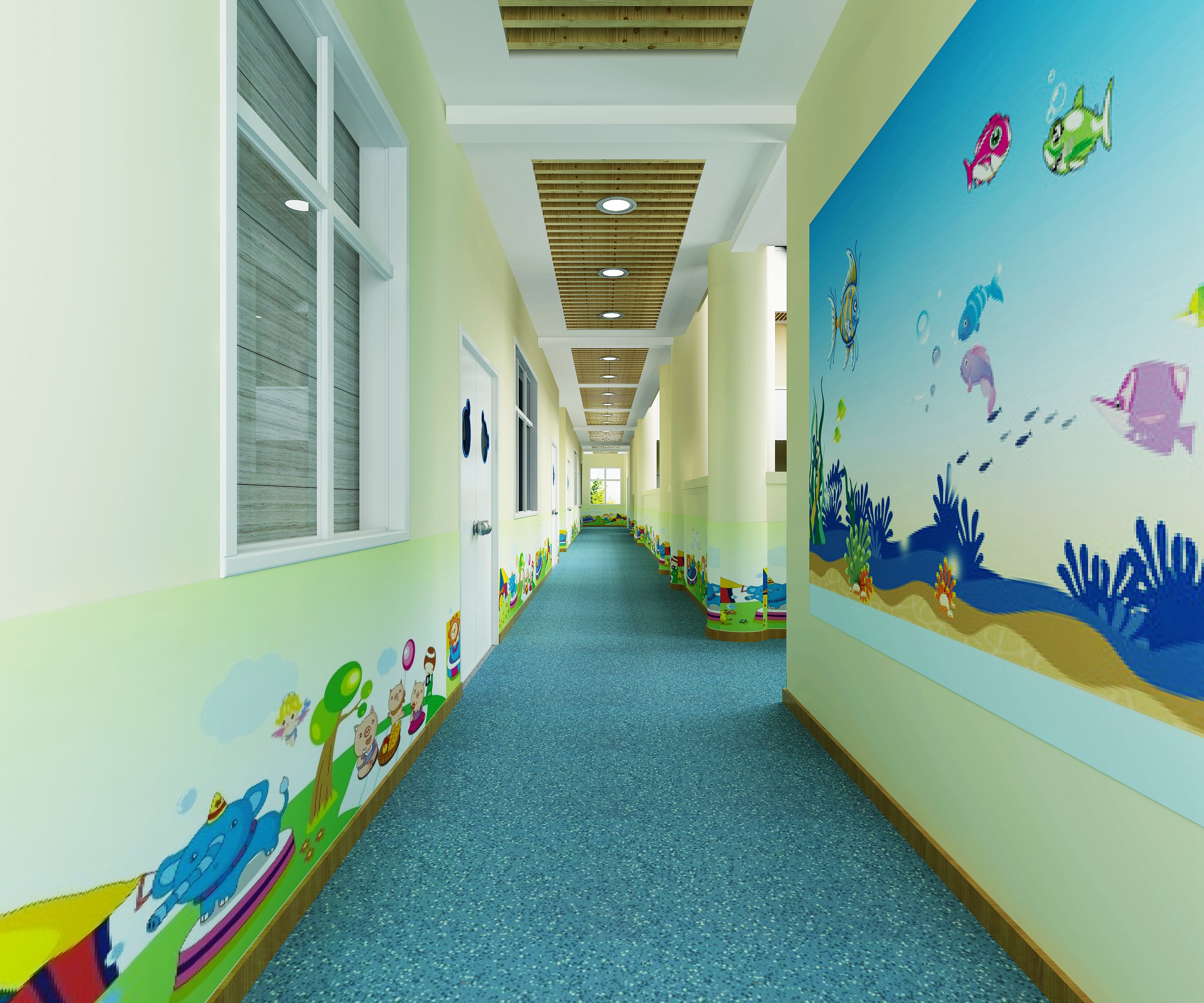 成都幼儿园装修设计效果图