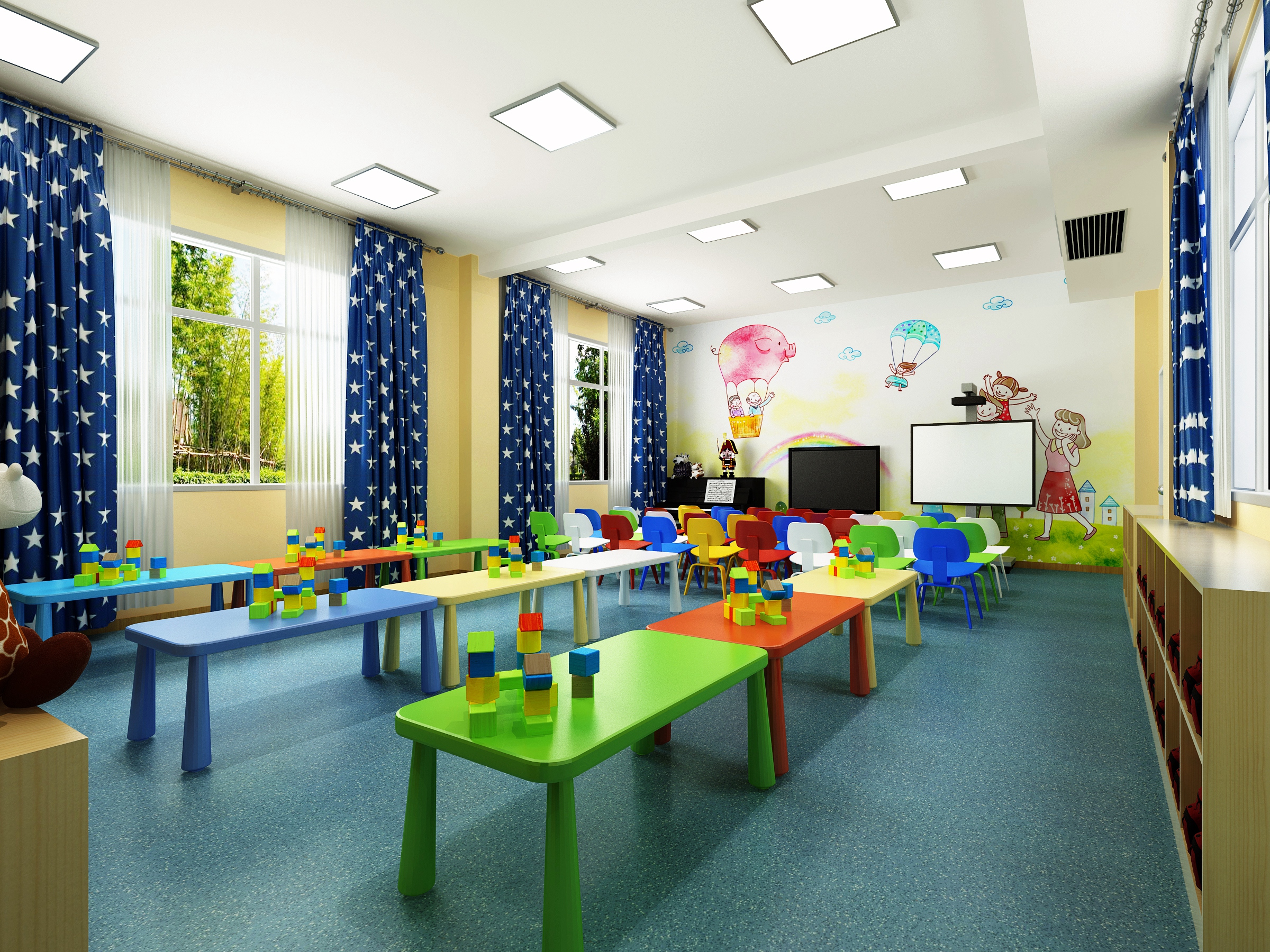 成都幼儿园装修设计效果图