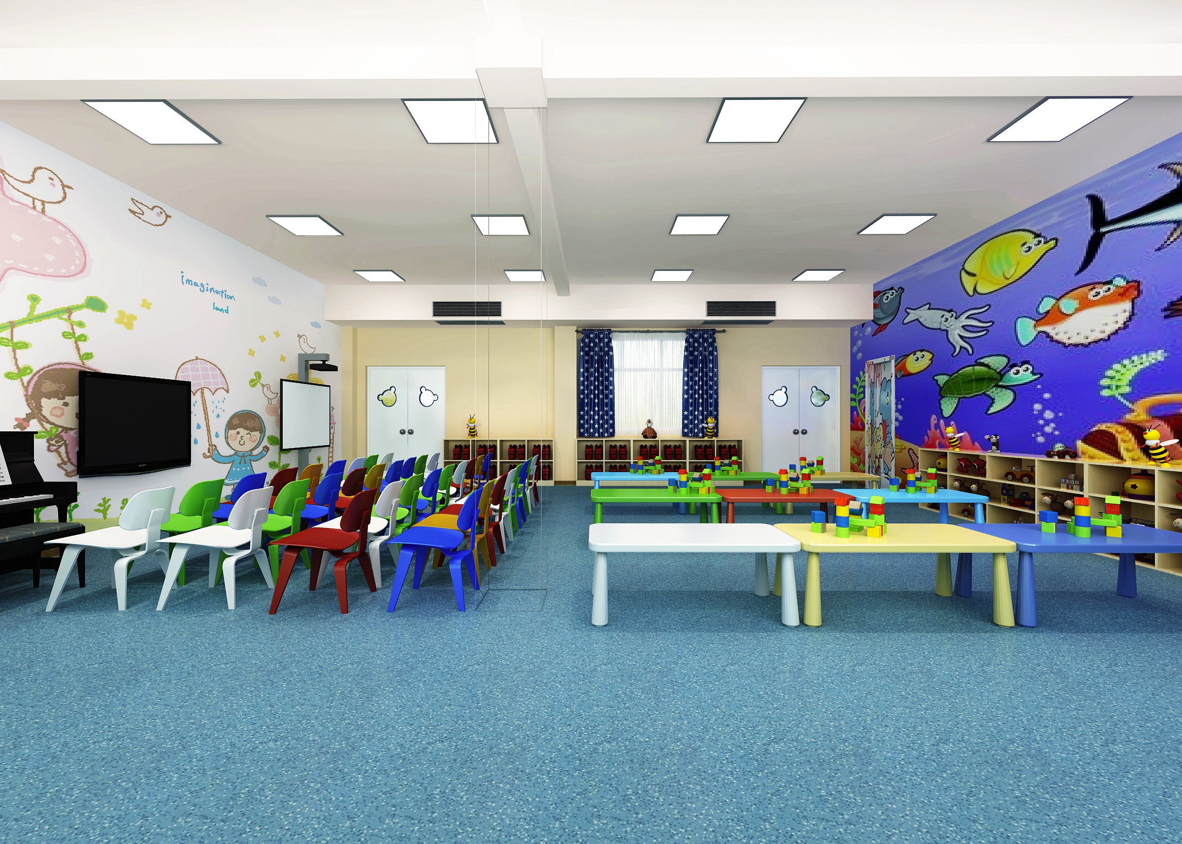 成都幼儿园装修设计效果图