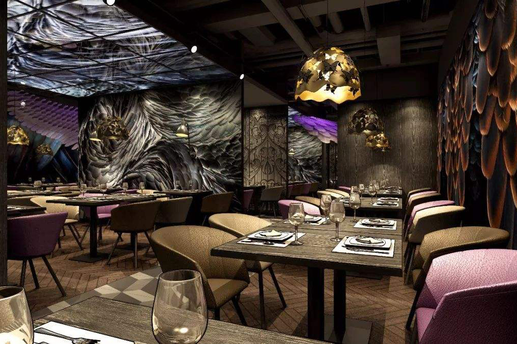 米其林餐厅装修设计效果图