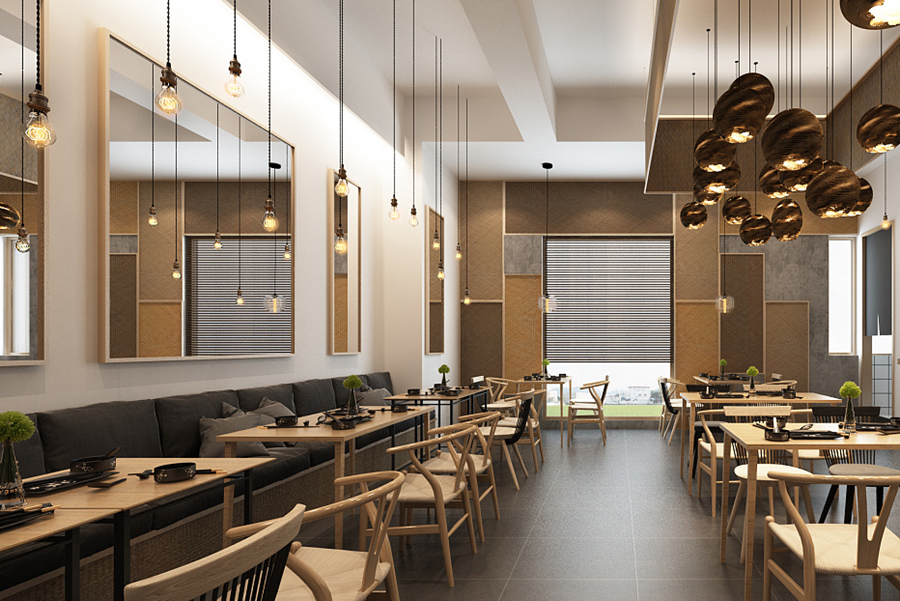 水饺店装修图片