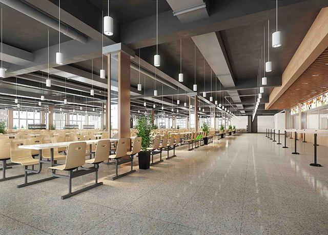 工厂食堂餐厅装修