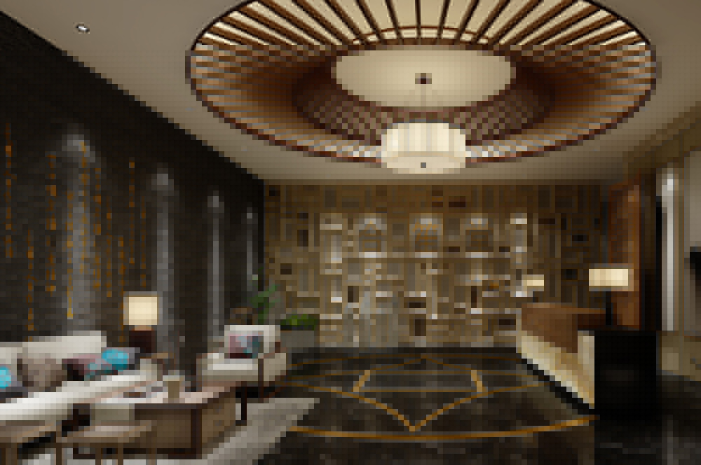 足疗店接待大厅装修效果图