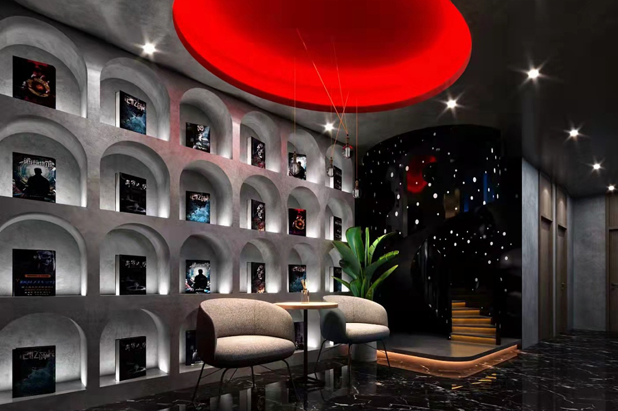 剧本杀风格装修设计效果图