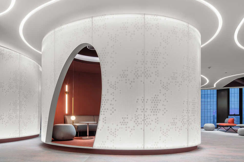 科技公司办公室效果图