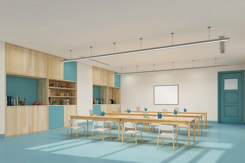 儿童早教托育中心教育机构装修效果图