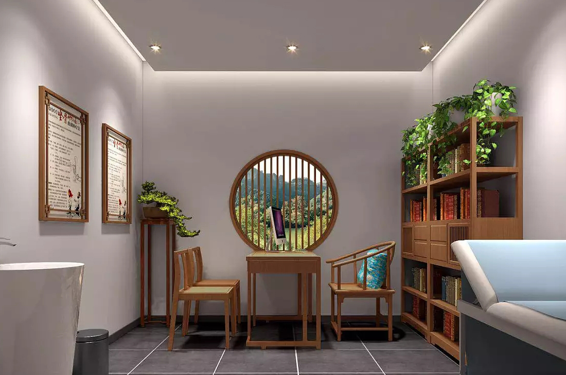 中医诊所设计装修效果图