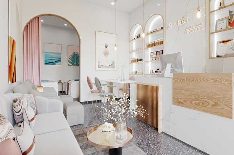 成都美甲店装修