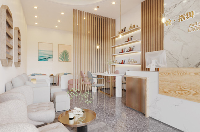 美甲店装修效果图