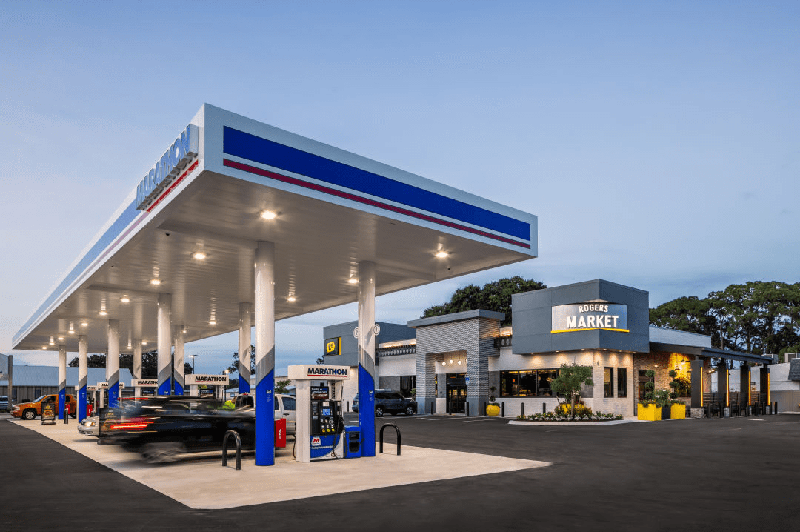 加油站便利店装修效果图