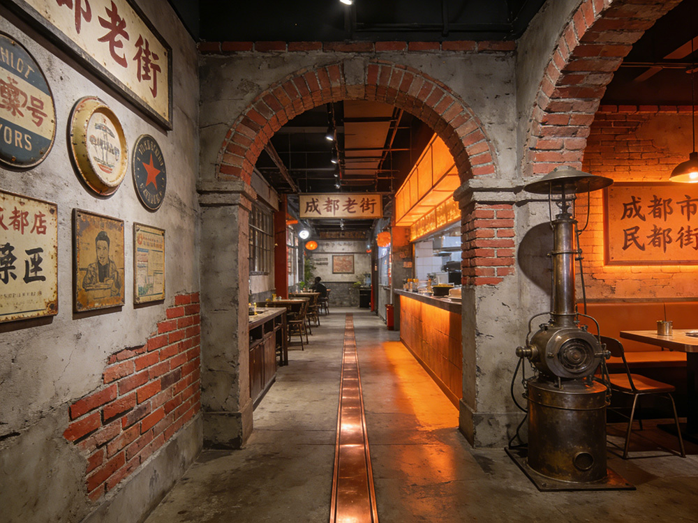 烤肉店市井混搭风